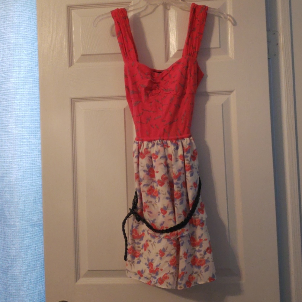 Printed party/wedding Dress size M - Picture 1 of 2